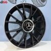 19'' 5x112 Y Spaak 2026 Model AMG Look Velgen Set Satin Zwart Met Lip Gepolijste Rand Kleur