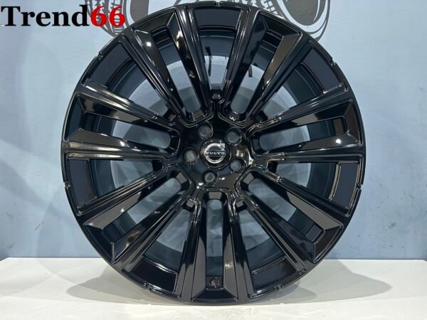 22'' 5x108 R Line Polestar Look Hoogglans Zwarte Kleur Sport Velgen set