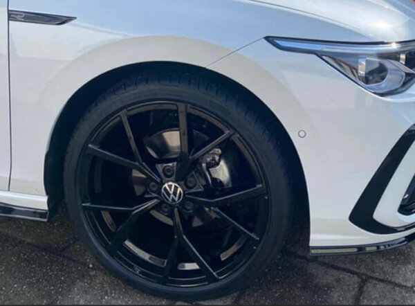 18 Inch 5x112 Estoril Look Velgen Set Hoogglans Zwarte Kleur