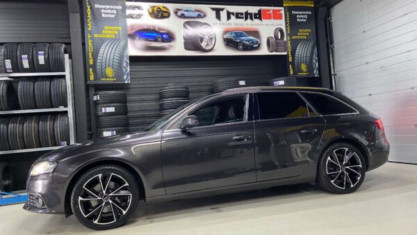 18 Inch 5x112 RS7 Performance Look Velgen Set Hoogglans Zwart Gepolijste Kleur