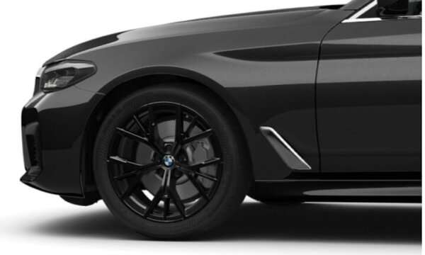 19 Inch 5x112 845M Look Breed Set Velgen Hoogglans Zwarte Kleur