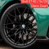 18 Inch 5x120 1000M Look Velgen Set Hoogglans Zwarte Kleur