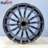IMG_0925 19 Inch Velgen 5x112 -Multispaak AMG Look Hoogglans zwarte kleur met Chrome rand/Lip