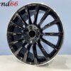 IMG_0927 19 Inch Velgen 5x112 -Multispaak AMG Look Hoogglans zwarte kleur met Chrome rand/Lip