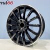 IMG_0928 19 Inch Velgen 5x112 -Multispaak AMG Look Hoogglans zwarte kleur met Chrome rand/Lip
