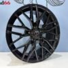 18'' Velgen 5x120 Vw Transporter Vossen Look Verzwaard Hoogglans Zwart Kleur