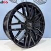 18'' Velgen 5x120 Vw Transporter Vossen Look Verzwaard Hoogglans Zwart Kleur