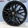 18'' Velgen 5x120 Vw Transporter Vossen Look Verzwaard Hoogglans Zwart Kleur