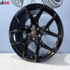 IMG_2204 19 inch 5x112 Vossen 5Y Spaak R Look Velgen Set Hoogglans Zwart