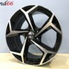 18 Inch Velgen 5x112- Bonneville Look Hoogglans Zwart Gepolijste Kleur