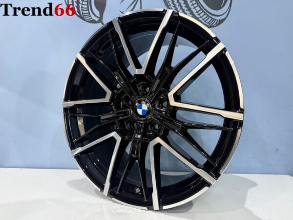 IMG_3731 19 Inch 5x112 951M Look Breed Set Velgen Hoogglans Zwart Gepolijste Kleur