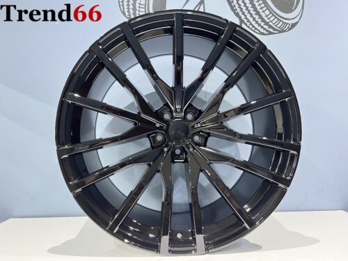 IMG_4197 22 Inch 5x112 BMW Styling 742M Look BREEDSET Velgen in Hoogglans Zwart