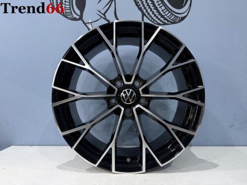 IMG_4214 18inch 5x112- Warmenau Look Velgen in Zwart Gepolijste kleur
