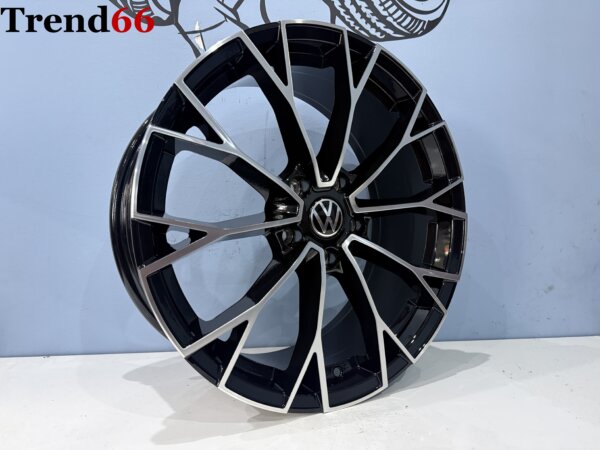 18inch 5x112- Warmenau Look Velgen in Zwart Gepolijste kleur