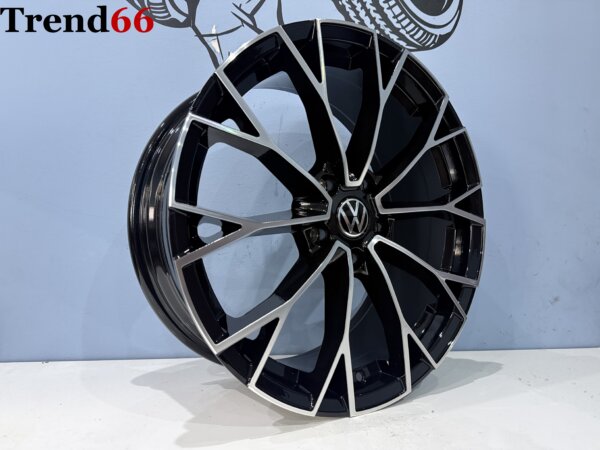 18inch 5x112- Warmenau Look Velgen in Zwart Gepolijste kleur