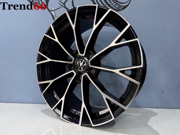 18inch 5x112- Warmenau Look Velgen in Zwart Gepolijste kleur