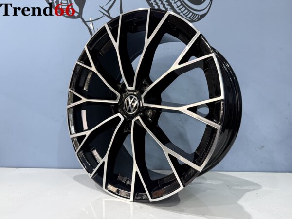 18inch 5x112- Warmenau Look Velgen in Zwart Gepolijste kleur