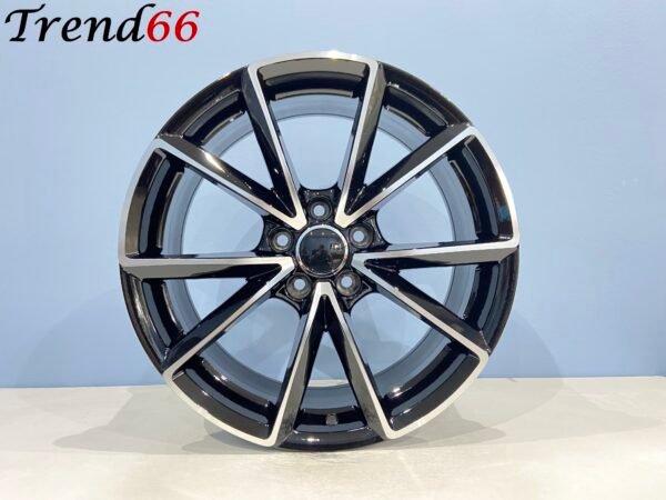 IMG_4865 18 Inch 5x112 RS4 Look Velgen Set Hoogglans Zwarte Gepolijst Kleur