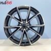 IMG_4865 18 Inch 5x112 RS4 Look Velgen Set Hoogglans Zwarte Gepolijst Kleur