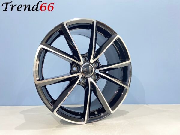 IMG_4866 18 Inch 5x112 RS4 Look Velgen Set Hoogglans Zwarte Gepolijst Kleur