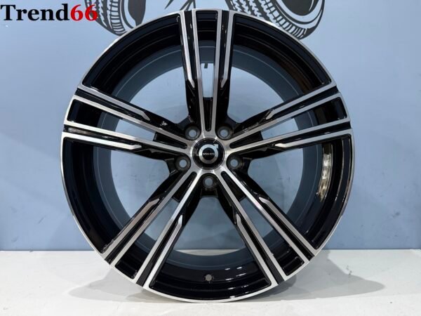 IMG_5474 19 Inch 5x108 Volvo Ford R Look Velgen Zwart Gepolijst