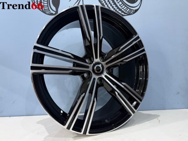 IMG_5475 19 Inch 5x108 Volvo Ford R Look Velgen Zwart Gepolijst