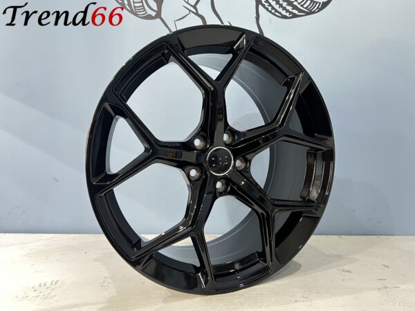 19 Inch 5x112 RS6 Y Spaak Look Velgen Set in Hoogglans Zwart