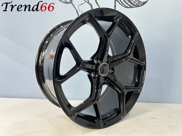 19 Inch 5x112 RS6 Y Spaak Look Velgen Set in Hoogglans Zwart