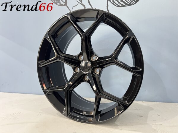 19 Inch 5x112 RS6 Y Spaak Look Velgen Set in Hoogglans Zwart