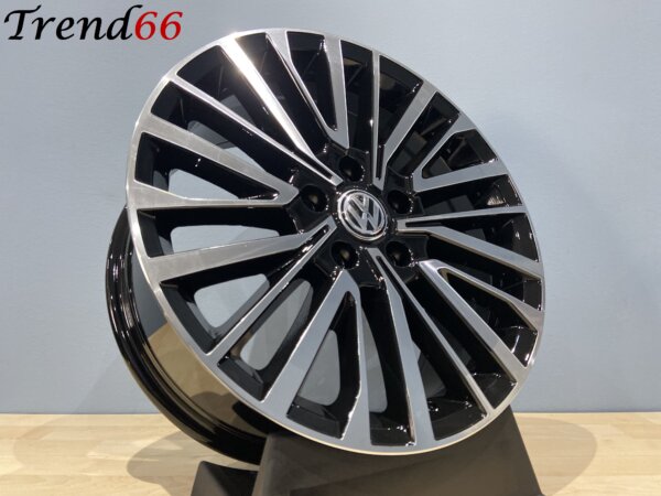 IMG_7148 18 Inch Velgen 5x120 - Vw Transporter Palmerston Look Verzwaard Hoogglans Zwart Gepolijst