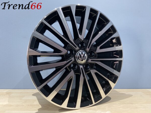 IMG_7151 18 Inch Velgen 5x120 - Vw Transporter Palmerston Look Verzwaard Hoogglans Zwart Gepolijst