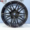 19 Inch 5x120 BREEDSET 951M Look Velgen in Hoogglans Zwart