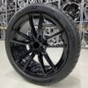 IMG_7818 17 Inch 5x100 Pretoria Look Velgen Set Hoogglans Zwarte Kleur