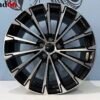 18inch 5x112 RS RF Look Velgen in Zwart Gepolijste kleur