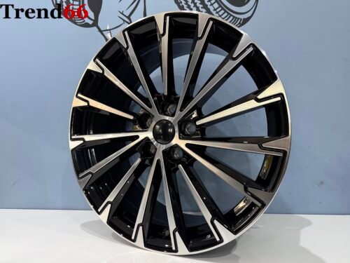 18inch 5x112 RS RF Look Velgen in Zwart Gepolijste kleur