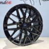 IMG_8614 18 Inch 5x160 Ford Transit Custom Verzwaarde Velgen Set Hoogglans Zwarte Kleur 2.7 3.1T
