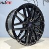 IMG_8615 18 Inch 5x160 Ford Transit Custom Verzwaarde Velgen Set Hoogglans Zwarte Kleur 2.7 3.1T