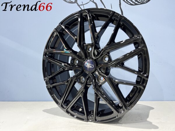 IMG_8616 18 Inch 5x160 Ford Transit Custom Verzwaarde Velgen Set Hoogglans Zwarte Kleur 2.7 3.1T
