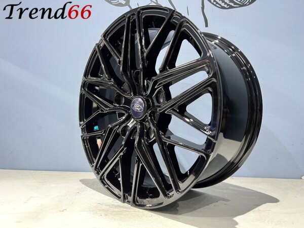 IMG_8617 18 Inch 5x160 Ford Transit Custom Verzwaarde Velgen Set Hoogglans Zwarte Kleur 2.7 3.1T
