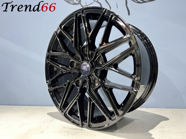 IMG_8618 18 Inch 5x160 Ford Transit Custom Verzwaarde Velgen Set Hoogglans Zwarte Kleur 2.7 3.1T