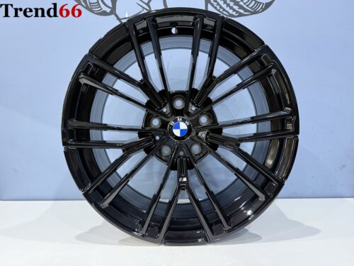 18 Inch 5x120 - 846M Look Velgen Set Hoogglans Zwart