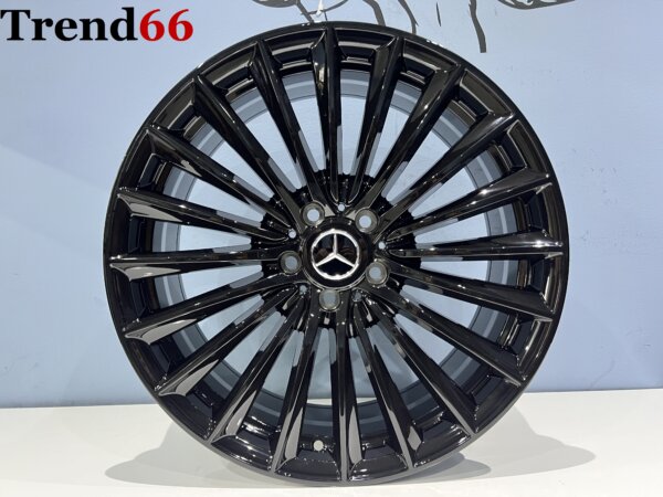 18 Inch 5x112 2025 Nieuwste Model Veel Spaak AMG Look Velgen Set Hoogglans Zwart