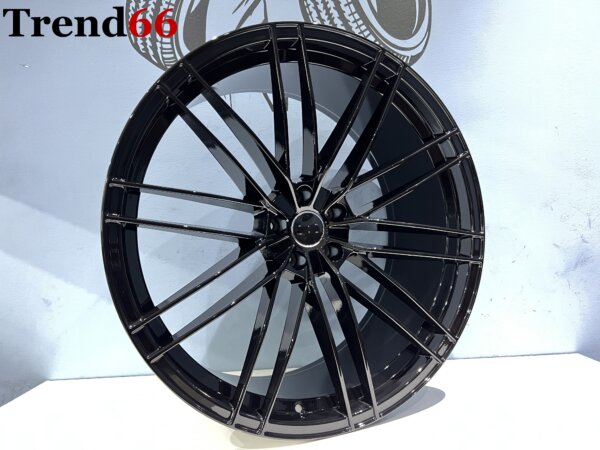 IMG_9032 22 Inch 5x112 Nieuwste model ABT Audi Look Velgen Set in Hoogglans Zwart