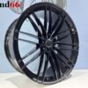 22 Inch 5x112 ABT Look Velgen Set in Hoogglans Zwart