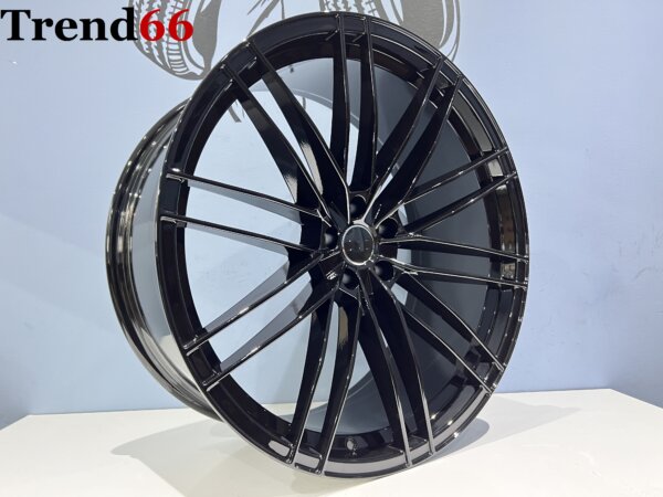 IMG_9033 22 Inch 5x112 Nieuwste model ABT Audi Look Velgen Set in Hoogglans Zwart