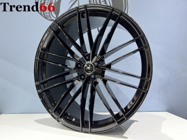 IMG_9034 22 Inch 5x112 Nieuwste model ABT Audi Look Velgen Set in Hoogglans Zwart