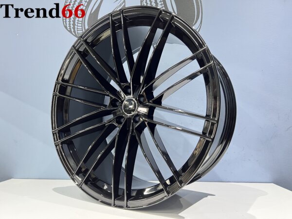 IMG_9035 22 Inch 5x112 Nieuwste model ABT Audi Look Velgen Set in Hoogglans Zwart