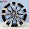 19 Inch 5x112 SUZUKA Look Velgen Set Hoogglans Zwart Gepolijste Kleur