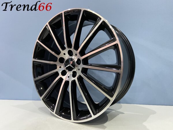 IMG_9157 18 Inch Velgen 5x112- Multispaak AMG Look Velgen Zwart Gepolijst