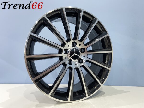 IMG_9159 18 Inch Velgen 5x112- Multispaak AMG Look Velgen Zwart Gepolijst